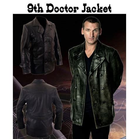 9th doctor leather jacket replica|9th doctor who hero coat.